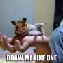 Draw me like one of your French girls hamster